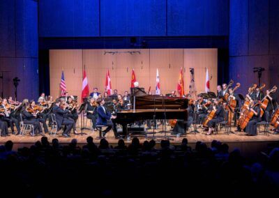 Guillermo Hernández Barrocal y orquesta en la final del concurso de Cleveland 2026