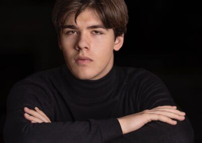 Retrato de estudio de Guillermo Hernández Barrocal
